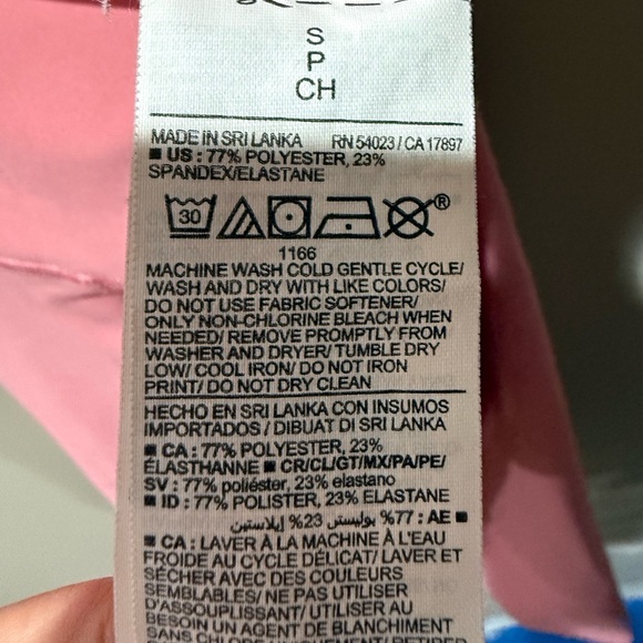 Old Navy Legging Womens Small Pink High Waisted Capri Leggings Yoga Gym - Picture 4 of 4